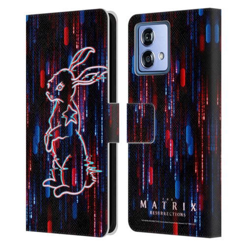The Matrix Resurrections Key Art Choice Is An Illusion Leather Book Wallet Case Cover For Motorola Moto G84 5G