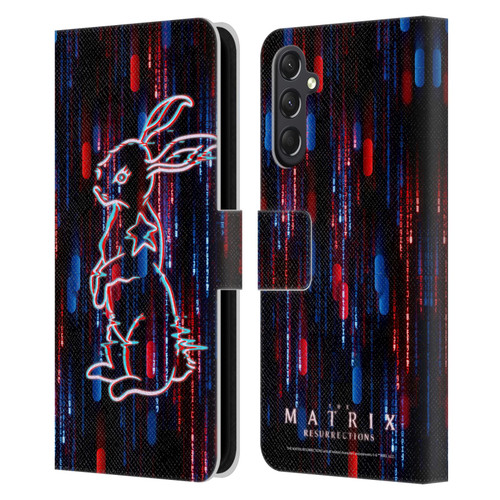 The Matrix Resurrections Key Art Choice Is An Illusion Leather Book Wallet Case Cover For Samsung Galaxy A24 4G / M34 5G