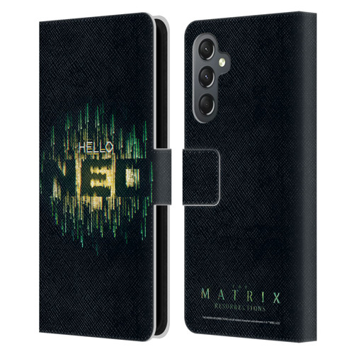 The Matrix Resurrections Key Art Hello Neo Leather Book Wallet Case Cover For Samsung Galaxy A25 5G