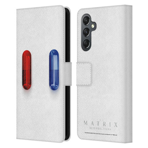 The Matrix Resurrections Key Art Poster Leather Book Wallet Case Cover For Samsung Galaxy A25 5G