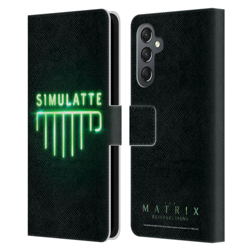 The Matrix Resurrections Key Art Simulatte Leather Book Wallet Case Cover For Samsung Galaxy A25 5G