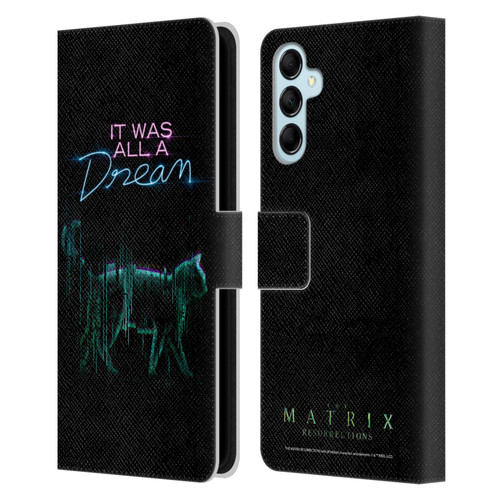 The Matrix Resurrections Key Art It Was All A Dream Leather Book Wallet Case Cover For Samsung Galaxy M14 5G