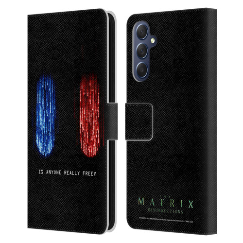 The Matrix Resurrections Key Art Is Anyone Really Free Leather Book Wallet Case Cover For Samsung Galaxy M54 5G