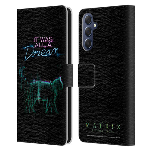 The Matrix Resurrections Key Art It Was All A Dream Leather Book Wallet Case Cover For Samsung Galaxy M54 5G