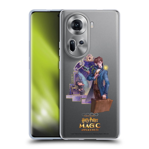 Harry Potter: Magic Awakened Characters Newt Soft Gel Case for OPPO Reno11