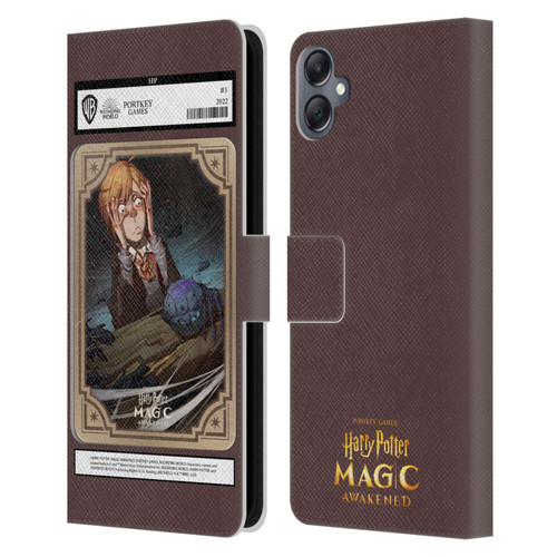 Harry Potter: Magic Awakened Characters Ronald Weasley Card Leather Book Wallet Case Cover For Samsung Galaxy A05