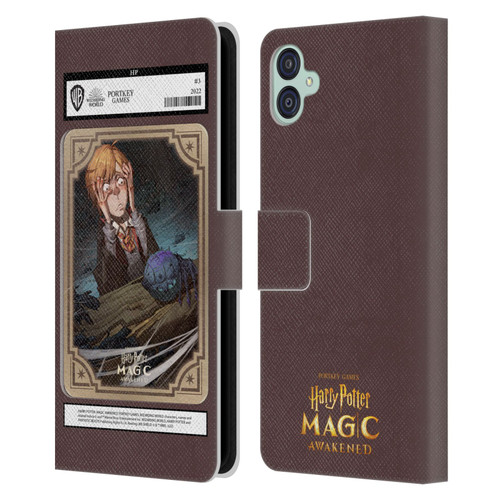Harry Potter: Magic Awakened Characters Ronald Weasley Card Leather Book Wallet Case Cover For Samsung Galaxy M04 5G / A04e