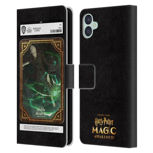 Harry Potter: Magic Awakened Characters Voldemort Card Leather Book Wallet Case Cover For Samsung Galaxy M04 5G / A04e