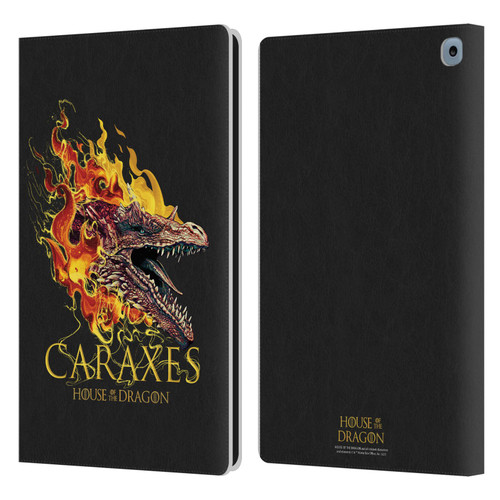 House Of The Dragon: Television Series Art Caraxes Leather Book Wallet Case Cover For Amazon Fire HD 10 / Plus 2021