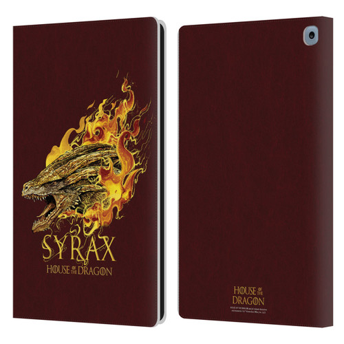 House Of The Dragon: Television Series Art Syrax Leather Book Wallet Case Cover For Amazon Fire HD 10 / Plus 2021