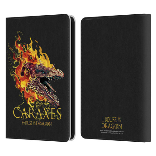 House Of The Dragon: Television Series Art Caraxes Leather Book Wallet Case Cover For Amazon Kindle 11th Gen 6in 2022