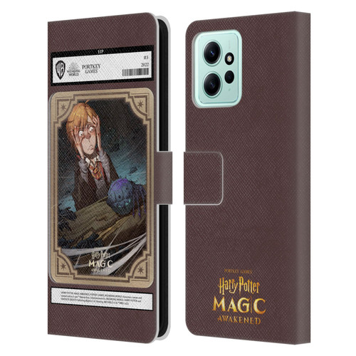 Harry Potter: Magic Awakened Characters Ronald Weasley Card Leather Book Wallet Case Cover For Xiaomi Redmi 12
