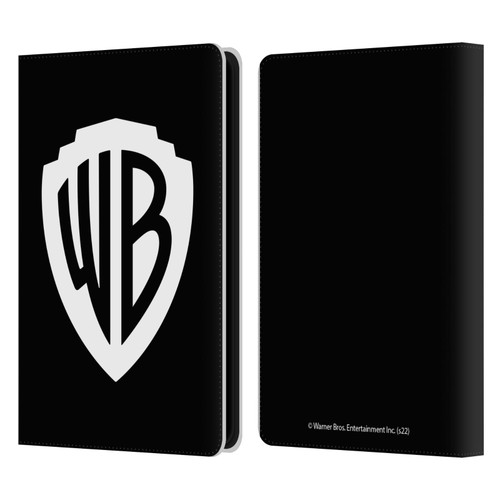 Warner Bros. Shield Logo Black Leather Book Wallet Case Cover For Amazon Kindle Paperwhite 5 (2021)