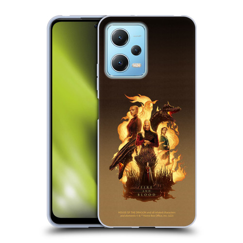 House Of The Dragon: Television Series Art Iron Throne Soft Gel Case for Xiaomi Redmi Note 12 5G