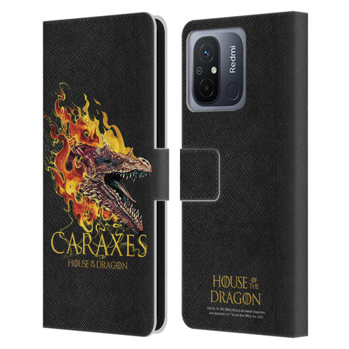 House Of The Dragon: Television Series Art Caraxes Leather Book Wallet Case Cover For Xiaomi Redmi 12C