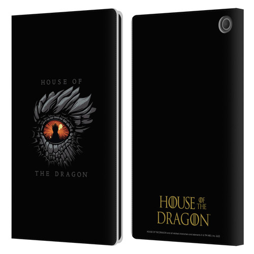 House Of The Dragon: Television Series Graphics Dragon Eye Leather Book Wallet Case Cover For Amazon Fire Max 11 2023