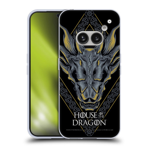 House Of The Dragon: Television Series Graphics Dragon Head Soft Gel Case for Nothing Phone (2a)