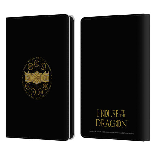 House Of The Dragon: Television Series Graphics Crown Leather Book Wallet Case Cover For Amazon Kindle 11th Gen 6in 2022