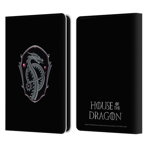 House Of The Dragon: Television Series Graphics Dragon Badge Leather Book Wallet Case Cover For Amazon Kindle 11th Gen 6in 2022