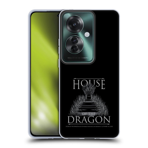 House Of The Dragon: Television Series Graphics Iron Throne Soft Gel Case for OPPO Reno11 F 5G / F25 Pro 5G