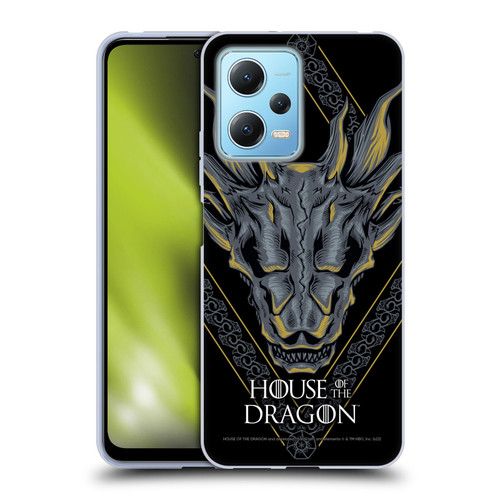 House Of The Dragon: Television Series Graphics Dragon Head Soft Gel Case for Xiaomi Redmi Note 12 5G