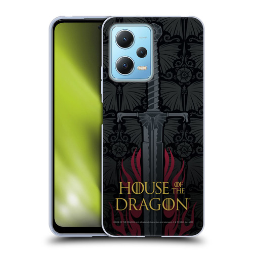 House Of The Dragon: Television Series Graphics Sword Soft Gel Case for Xiaomi Redmi Note 12 5G