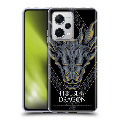 House Of The Dragon: Television Series Graphics Dragon Head Soft Gel Case for Xiaomi Redmi Note 12 Pro+ 5G