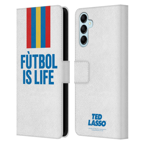 Ted Lasso Season 1 Graphics Futbol Is Life Leather Book Wallet Case Cover For Samsung Galaxy M14 5G