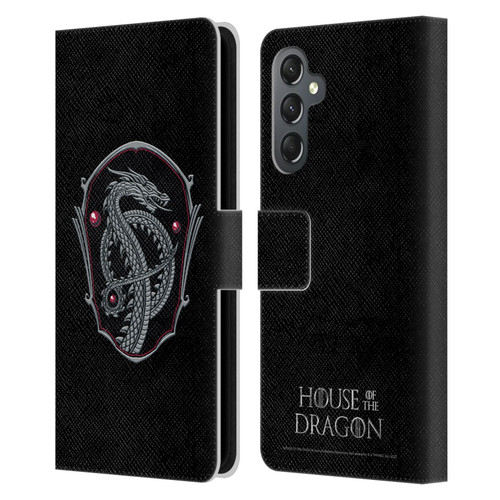 House Of The Dragon: Television Series Graphics Dragon Badge Leather Book Wallet Case Cover For Samsung Galaxy A25 5G