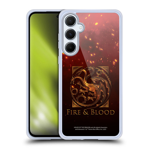 House Of The Dragon: Television Series Key Art Targaryen Soft Gel Case for Samsung Galaxy A55 5G