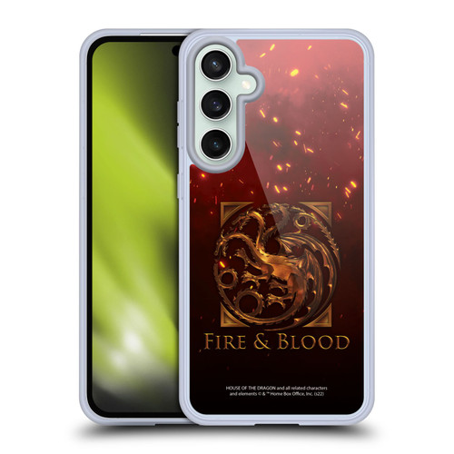 House Of The Dragon: Television Series Key Art Targaryen Soft Gel Case for Samsung Galaxy S23 FE 5G