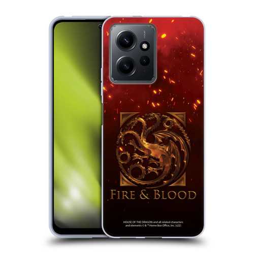 House Of The Dragon: Television Series Key Art Targaryen Soft Gel Case for Xiaomi Redmi Note 12 4G