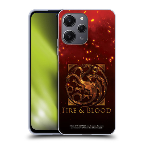 House Of The Dragon: Television Series Key Art Targaryen Soft Gel Case for Xiaomi Redmi 12