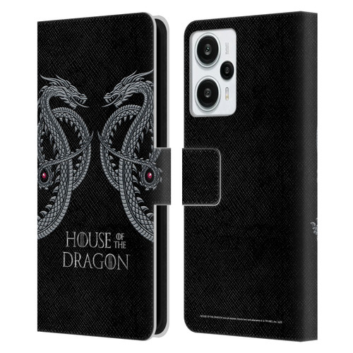 House Of The Dragon: Television Series Graphics Dragon Leather Book Wallet Case Cover For Xiaomi Redmi Note 12T