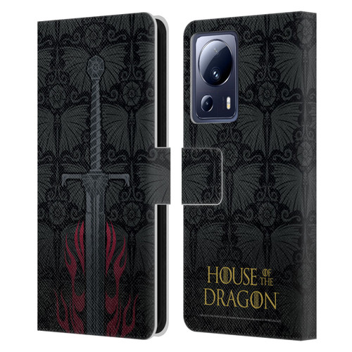 House Of The Dragon: Television Series Graphics Sword Leather Book Wallet Case Cover For Xiaomi 13 Lite 5G