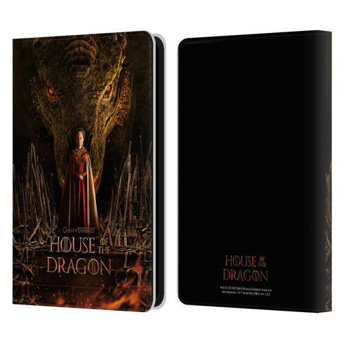 House Of The Dragon: Television Series Key Art Poster 1 Leather Book Wallet Case Cover For Amazon Kindle 11th Gen 6in 2022
