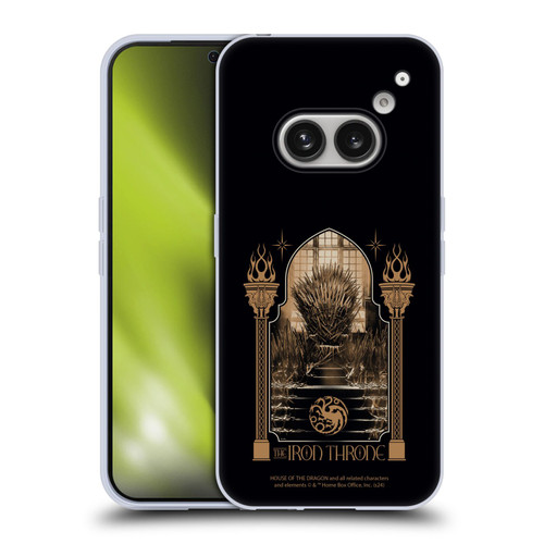 House Of The Dragon: Television Series Season 2 Graphics The Iron Throne Soft Gel Case for Nothing Phone (2a)