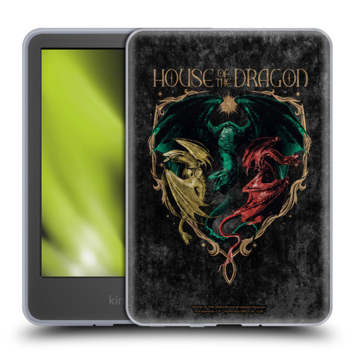 House Of The Dragon: Television Series Season 2 Graphics Dragons Soft Gel Case for Amazon Kindle 11th Gen 6in 2022