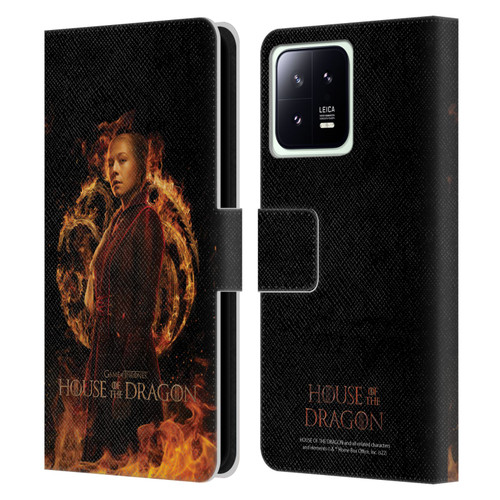House Of The Dragon: Television Series Key Art Rhaenyra Leather Book Wallet Case Cover For Xiaomi 13 5G