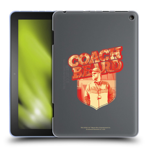 Ted Lasso Season 2 Graphics Coach Beard Soft Gel Case for Amazon Fire HD 8/Fire HD 8 Plus 2020