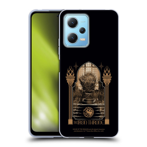 House Of The Dragon: Television Series Season 2 Graphics The Iron Throne Soft Gel Case for Xiaomi Redmi Note 12 5G