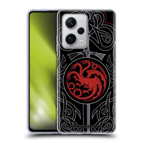 House Of The Dragon: Television Series Season 2 Graphics Daemon Targaryen Sword Soft Gel Case for Xiaomi Redmi Note 12 Pro+ 5G