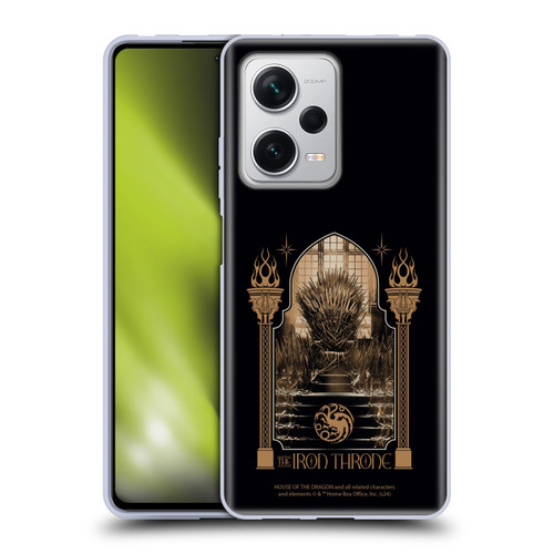 House Of The Dragon: Television Series Season 2 Graphics The Iron Throne Soft Gel Case for Xiaomi Redmi Note 12 Pro+ 5G