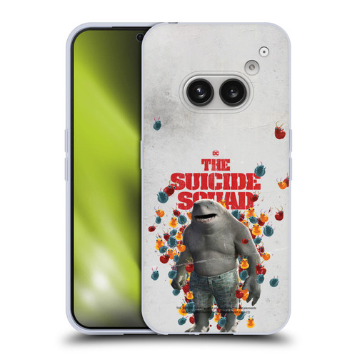 The Suicide Squad 2021 Character Poster King Shark Soft Gel Case for Nothing Phone (2a)
