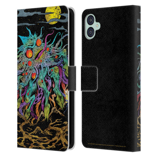 Rick And Morty Season 1 & 2 Graphics The Dunrick Horror Leather Book Wallet Case Cover For Samsung Galaxy M04 5G / A04e