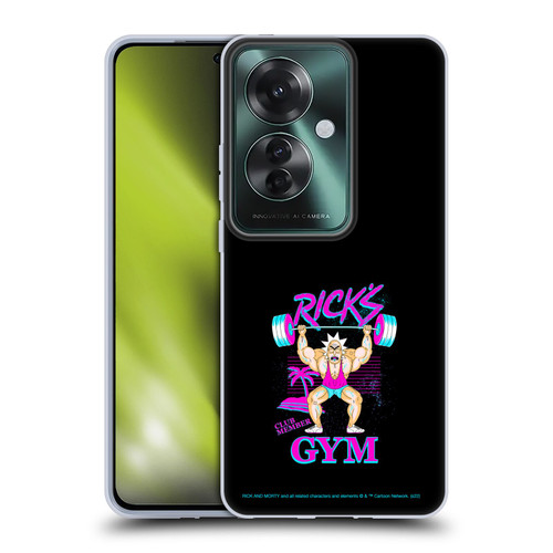 Rick And Morty Season 1 & 2 Graphics Rick's Gym Soft Gel Case for OPPO Reno11 F 5G / F25 Pro 5G