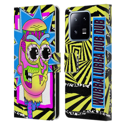 Rick And Morty Season 1 & 2 Graphics Rick Leather Book Wallet Case Cover For Xiaomi 13 Pro 5G