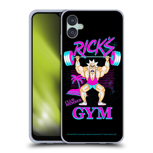 Rick And Morty Season 1 & 2 Graphics Rick's Gym Soft Gel Case for Samsung Galaxy M04 5G / A04e