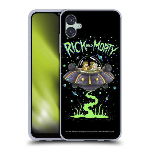 Rick And Morty Season 1 & 2 Graphics The Space Cruiser Soft Gel Case for Samsung Galaxy M04 5G / A04e