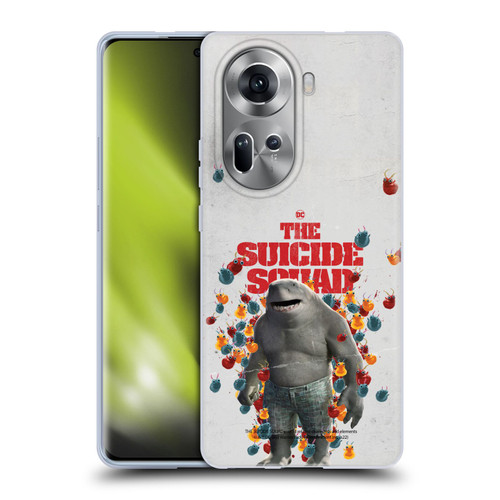 The Suicide Squad 2021 Character Poster King Shark Soft Gel Case for OPPO Reno11